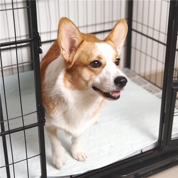 Washable Pee Pads for Dogs, 2 Pack Reusable Puppy Pads Waterproof Pad, 18" x 24" - Picture 2 of 6